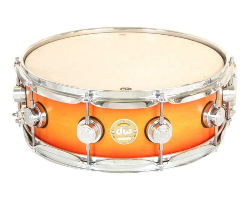 DW Drums Collectors Series 5 x 14 Maple Snare Drum Classic Burst