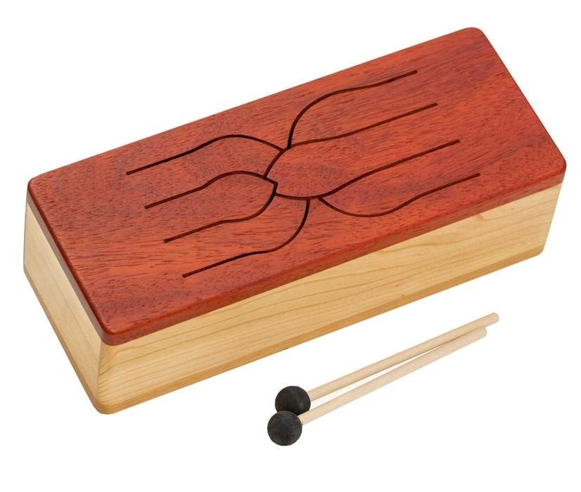 Musical Instrument Tongue Drum Easy to Play Wooden Slit Log