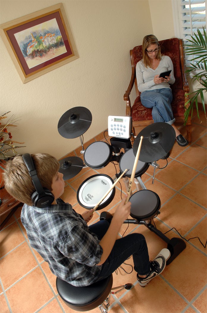 roland,hd-3,v-drums,lite,electronic,drum,kit