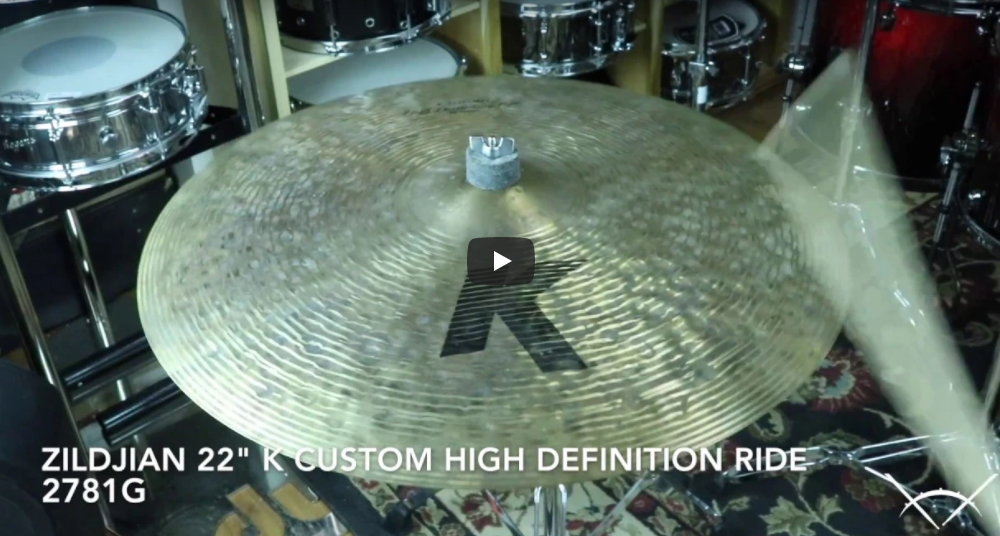 Zildjian K Custom 22 High Definition Ride Cymbal