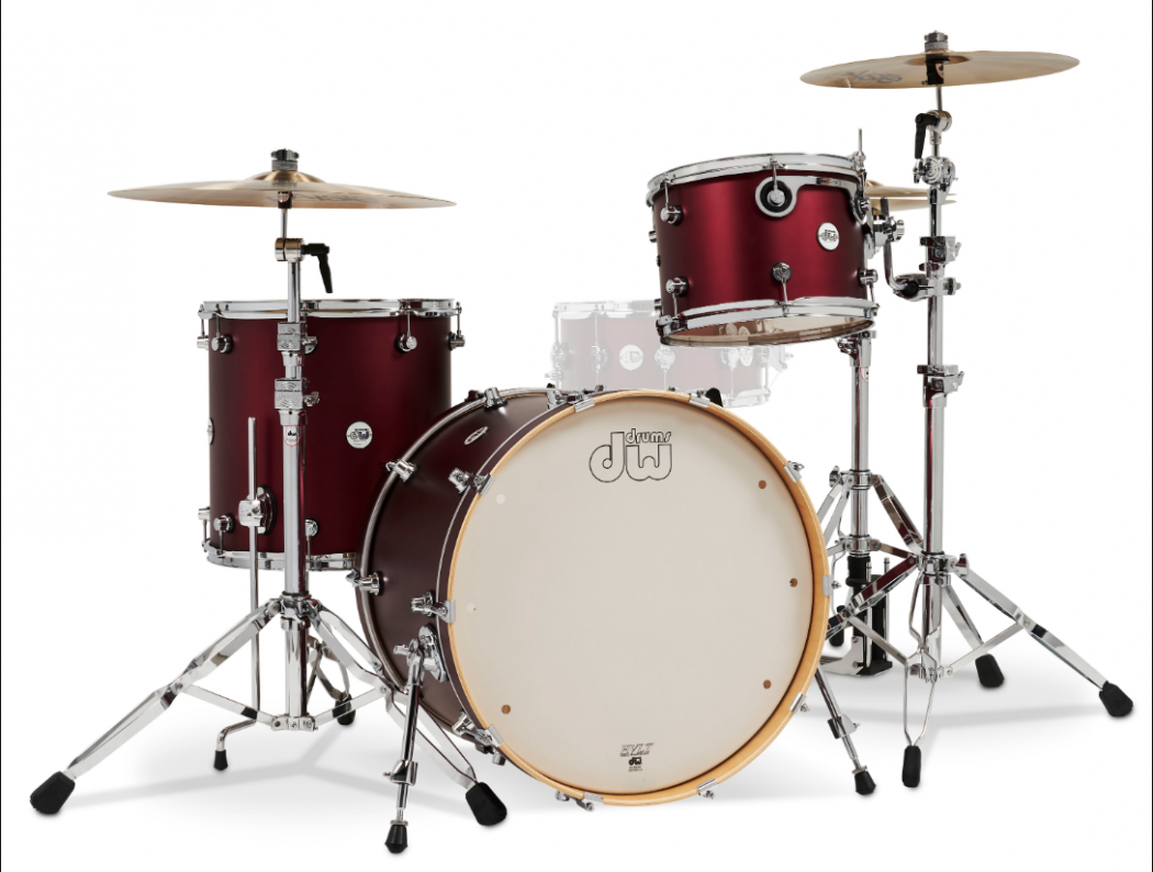 DW Design Series 3pc in Satin Crimson Metallic