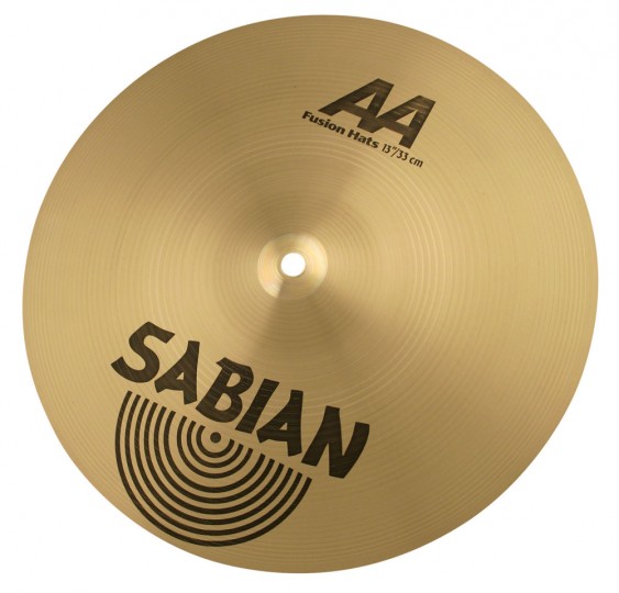 SABIAN 13" AA Fusion Cymbal Hats Brilliant