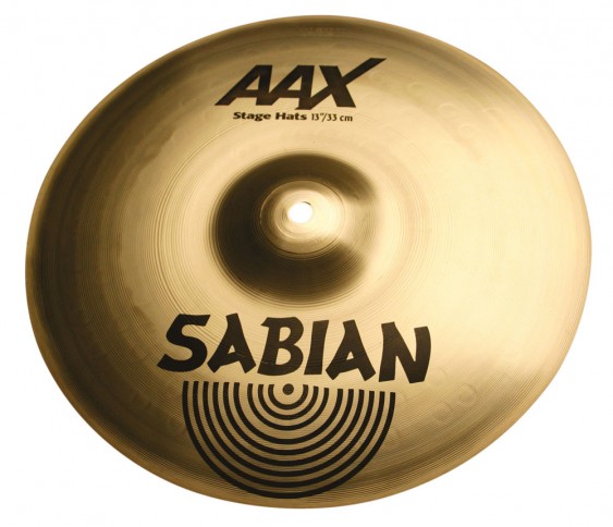 SABIAN 13" AAX Stage Cymbal Hats Brilliant
