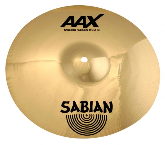 SABIAN 13" AAX Studio Crash Cymbal