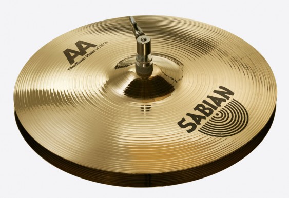 Brilliant Finish Sabian AA 14 Rock Hi-Hat Cymbals
