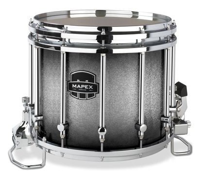 Mapex Quantum Snare Drum-Silver Sparkle, Chrome Hardware