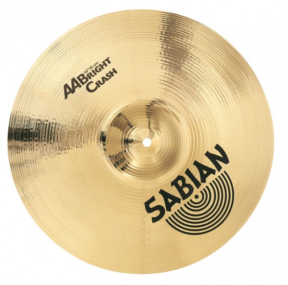 SABIAN 16" AA Bright Crash Brilliant Cymbal