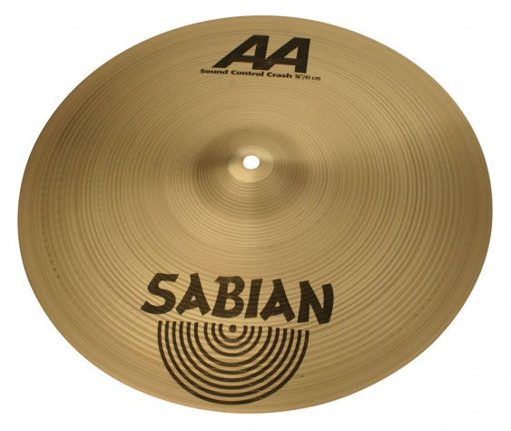 SABIAN 15" AA Sound Control Crash Cymbal