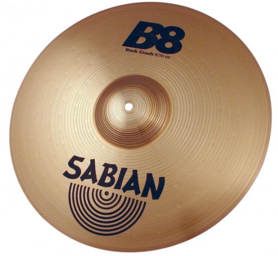 SABIAN 16" B8 Rock Crash Cymbal