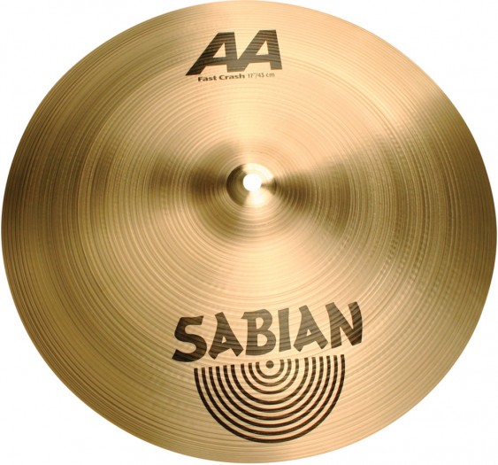 SABIAN 17" AA Fast Crash Brilliant Cymbal