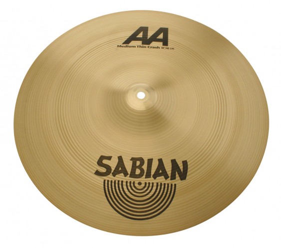 SABIAN 19" AA Medium Thin Crash Cymbal