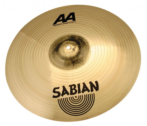 SABIAN 19" AA Metal-X Crash Brilliant Cymbal