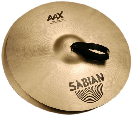 SABIAN 19" AAX New Symphonic Medium Heavy Pair Cymbal