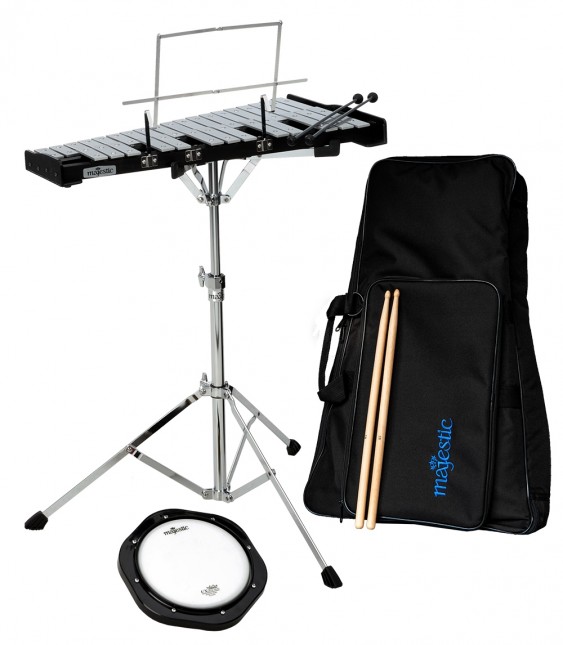 MAJESTIC BELLS & PRACTICE PAD KIT WITH BACKPACK 
