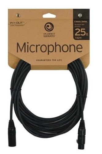 Planet Waves Classic Series Microphone Cable, 25 feet