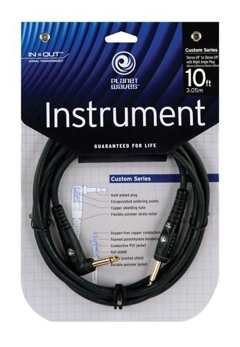 Planet Waves Custom Series Instrument Cable, 10 feet