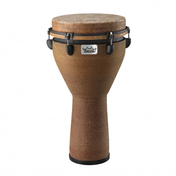 REMO Djembe, Key-Tuned, 12'' Diameter, 24'' Height,  Fabric Earth