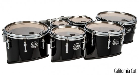 Mapex Quantum Mark II Tenor Drums - 6, 10, 12, 13, 14 (Black)