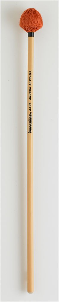 Innovative Percussion AA35 Rattan Series Anders Åstrand / Wrapped Xylophone Mallets - Orange Cord - Rattan