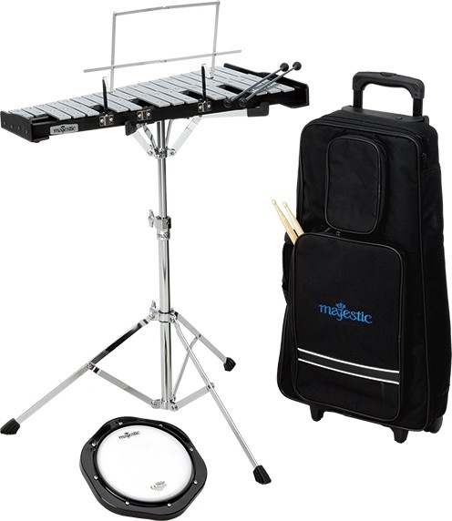 MAJESTIC BELLS & PRACTICE PAD KIT WITH TROLLEY