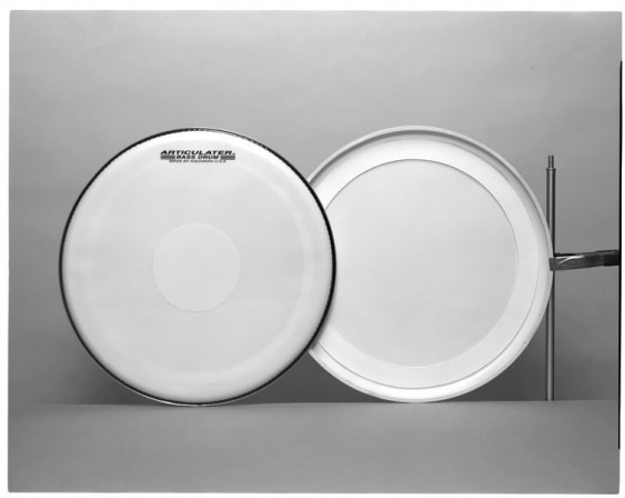 Aquarian 30'' Articulator Video Gloss White Bass Drumhead