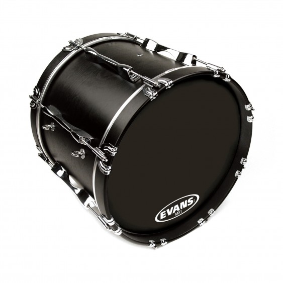 Evans 24" Black MX1 Bass Drumhead