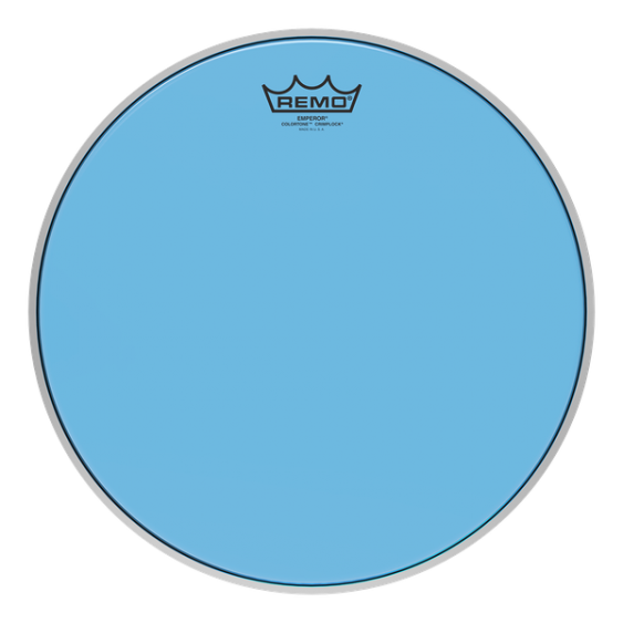 Remo Emperor Colortone Crimplock Blue 6" Tenor Drumhead