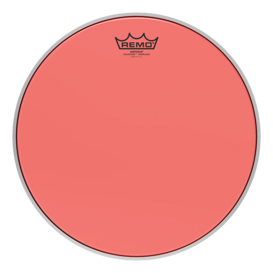 Remo Emperor Colortone Crimplock Red 10" Tenor Drumhead