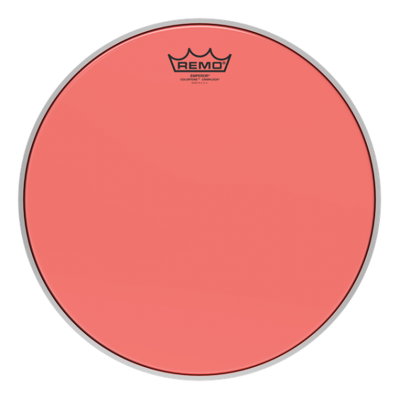 Remo Emperor Colortone Crimplock Red 6" Tenor Drumhead