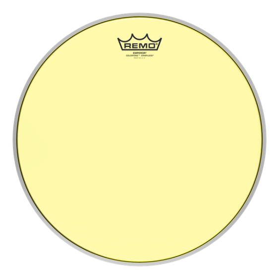 Remo Emperor Colortone Crimplock Yellow 14" Tenor Drumhead