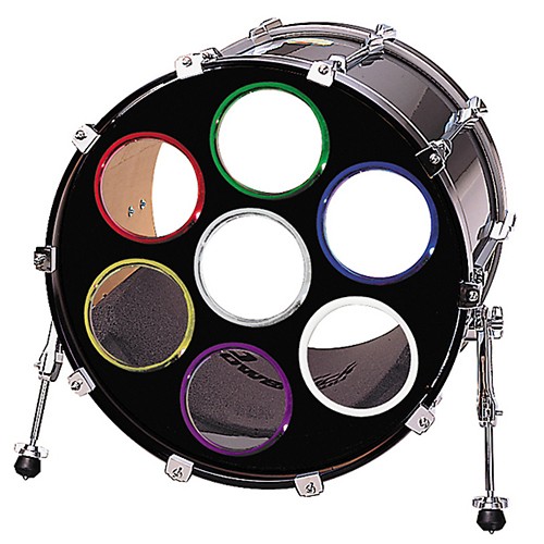 Bass Drum O's 4" Bass Drum Hole Reinforcing Ring (White)