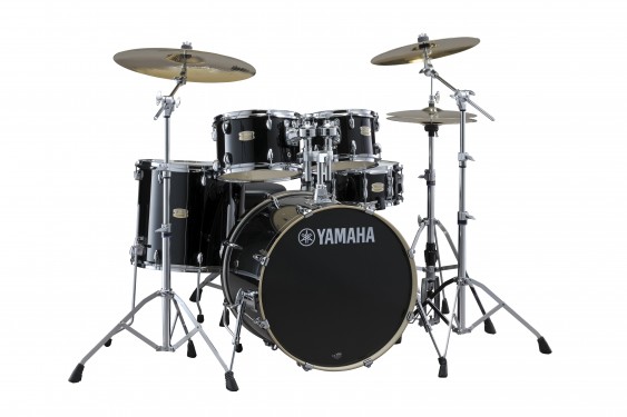 Yamaha SBP2F57 5-Piece Stage Custom Birch Drum Set with Hardware - Raven Black