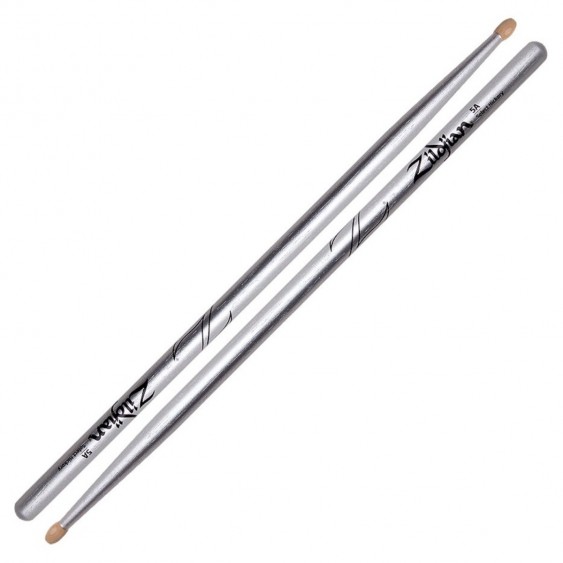 Zildjian 5A Chroma Series Silver Drumsticks