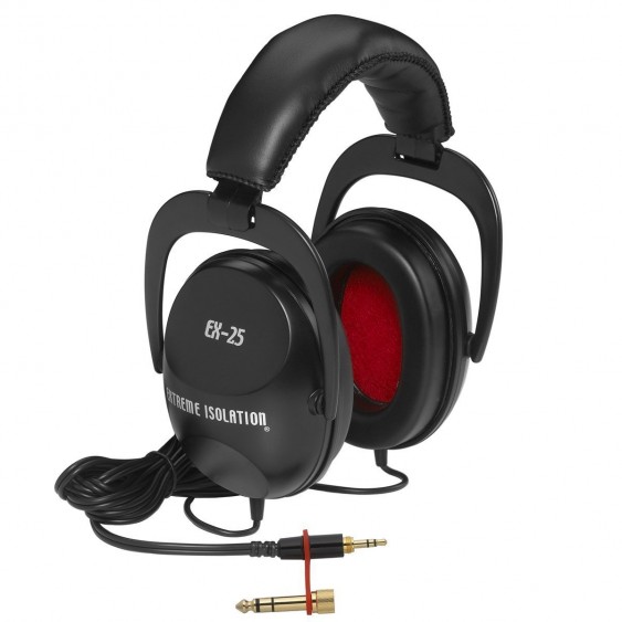 Direct Sound EX25 Extreme Isolation Headphones 25 DB Attenuation Black