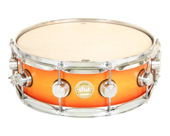 DW Drums Collectors Series 5 x 14 Maple Snare Drum Classic Burst Natural