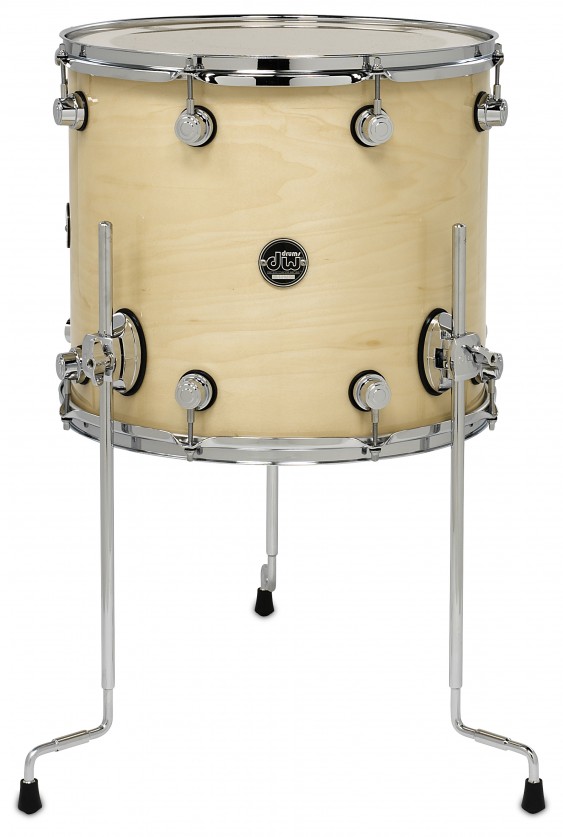 DW Perf Tom 14X16 Natural Lacquer, Legs