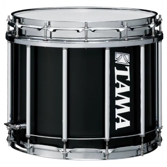 Tama Starlight 14"x12" Marching Snare Drum, Satin Black