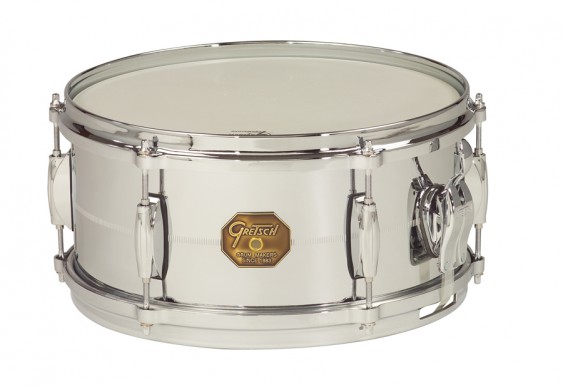 Gretsch 6X13 Chrome Over Brass Shell Snare Drum