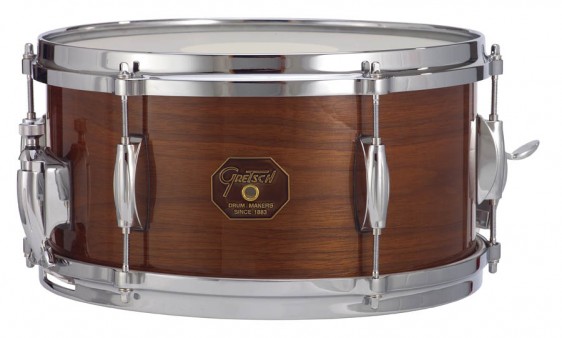 Gretsch 7X13 Single Ply Solid Walnut Shell Snare Drum