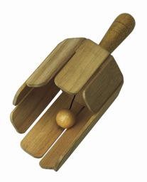 Meinl NINO Wood Ball Stirring Drum with Handle Natural