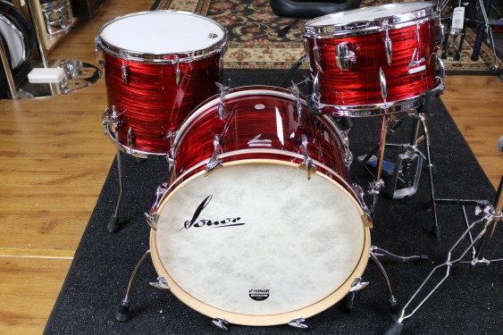 Sonor Vintage Series 3 Piece Shell Pack, 13,16,22 in Vintage Red Oyster