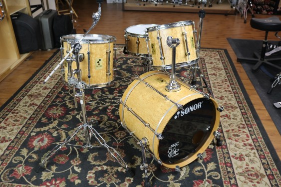 Used Sonor Force 3000 17x20BD, 10x12TT, 12x14FT, 6.5x14 SD, Hardware and Cases included