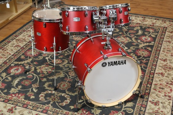 Yamaha Tour Custom Drum Set - 15x20, 7x10, 8x12,13x14 In Candy Apple Satin TMP0F4CAS