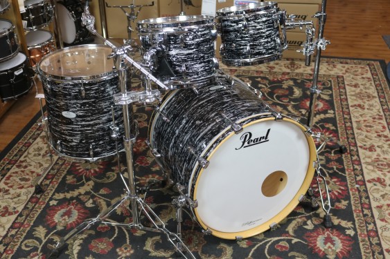Demo Pearl Masters Maple Reserve 22X18, 16X16,12X9,10X8, Black Oyster Sparkle, Music City Custom MRV924XEDP/6