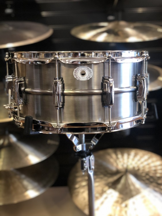 Ludwig 6.5x14 Pewter Copperphonic with Nickel Hardware