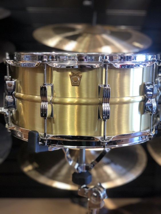 Ludwig 6.5x14 Acro Brass Snare Drum