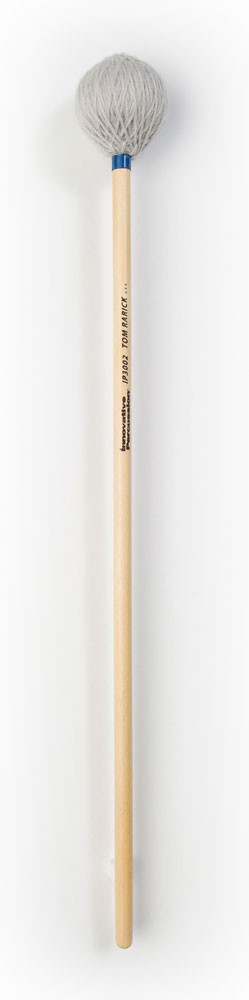 Innovative Percussion IP3002 Tom Rarick Series Medium Soft Marimba Mallets - Pewter Yarn - Birch