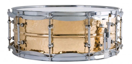 Ludwig Hammered Bronze Snare Drum 5x14 With Tube Lugs
