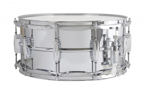 Ludwig Chrome Over Brass Snare Drum 6.5x14" Imperial Lugs