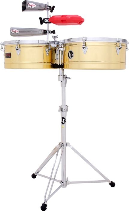 Latin Percussion Prestige Series 13" and 14" Brass Timbales